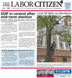 Labor Citizen Front Page Union Construction Industry Newspaper