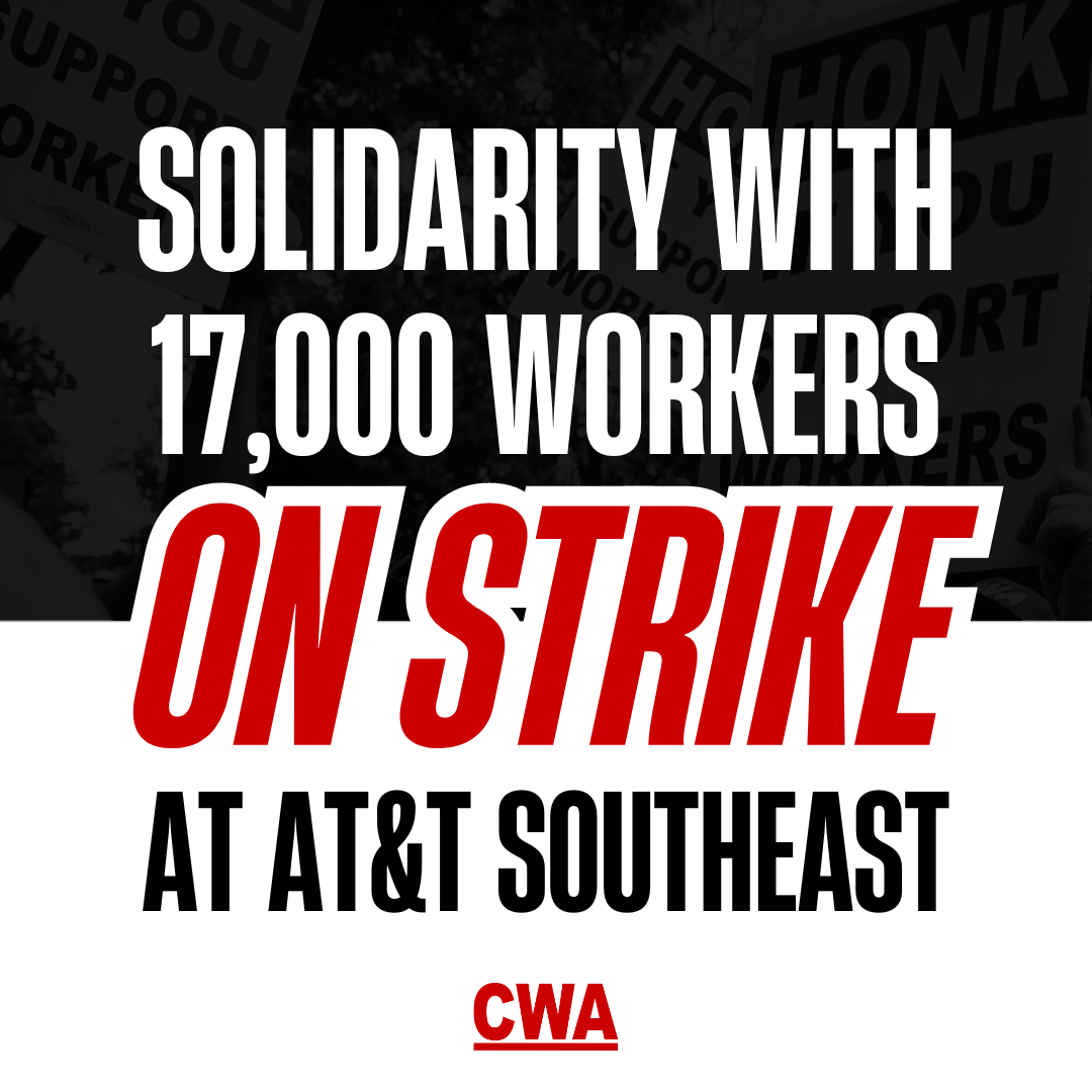 CWA ATTSE ULP Strike Social Graphic